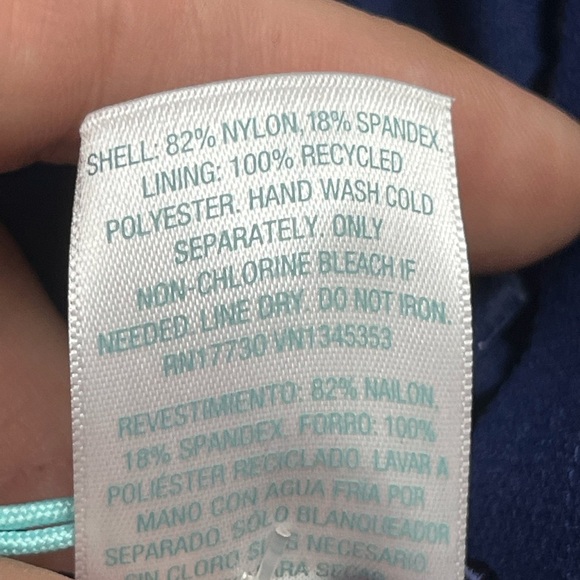 NWT Kona Sol Blue Polka Dot Ruffle Swimsuit - Picture 8 of 9